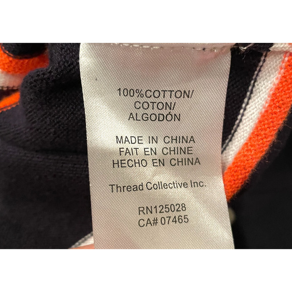 Psycho Bunny Striped Crew Neck Sweater 3X - Picture 5 of 5